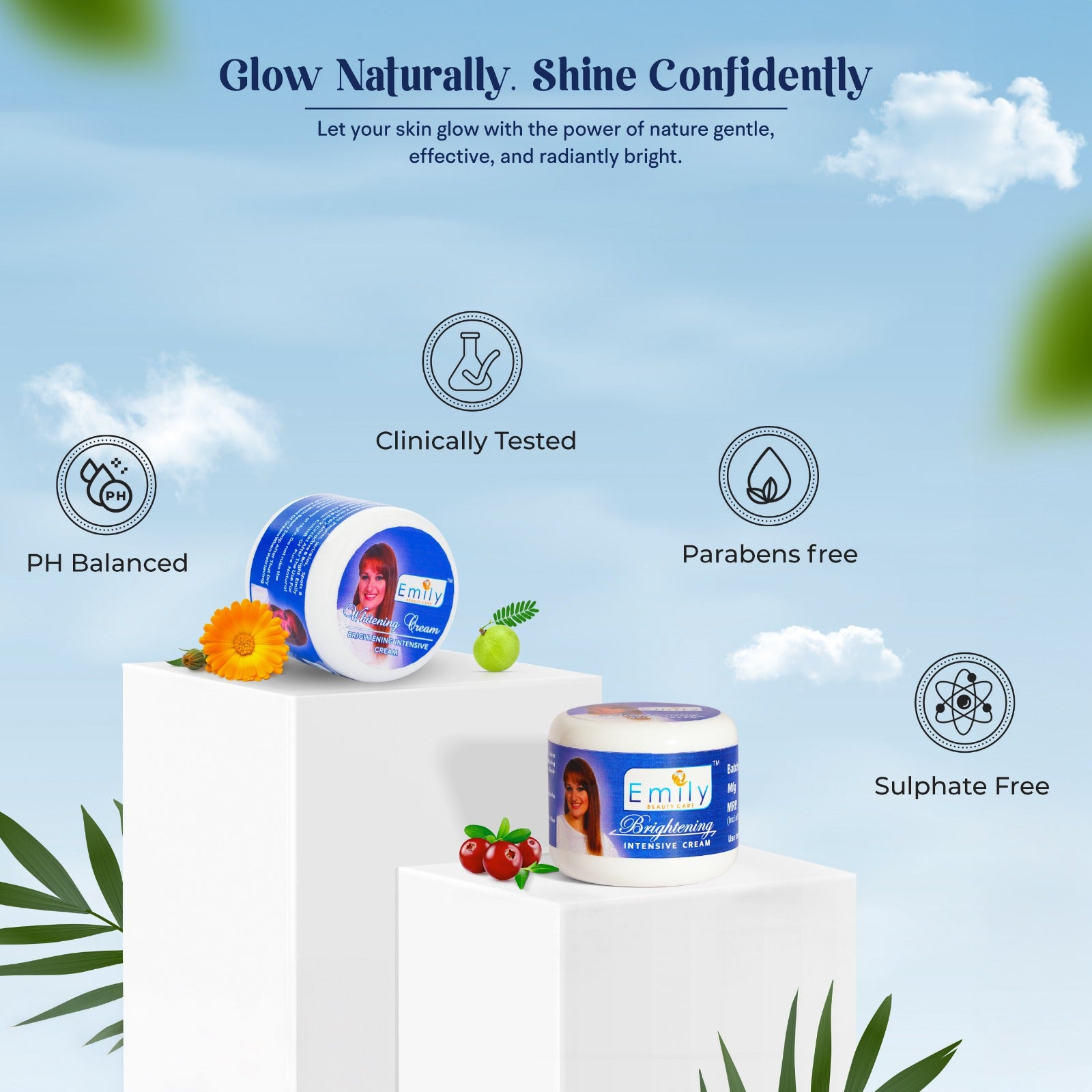 ✨ Triple Glow Power Combo | Skin Whitening Cream | Salicylic & Niacinamide Face Wash| 10% Niacinamide Serum Free